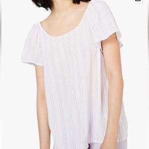 Michael Kors Linen Striped Casual Shirt